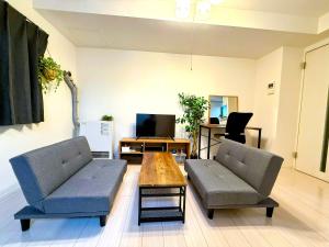 Χώρος καθιστικού στο Glory 豊平 -FIX HOME-