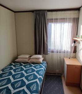 Ένα ή περισσότερα κρεβάτια σε δωμάτιο στο Large cabin 4 rooms with Hekla volcano view +15 φωτογραφίες