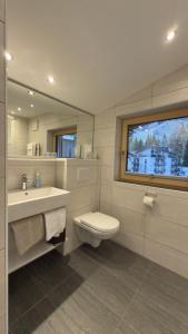 Koupelna v ubytování Hotel Sailer