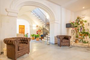 Posezení v ubytování Cas Català