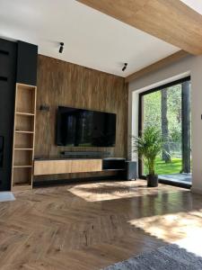 Μια τηλεόραση ή/και κέντρο ψυχαγωγίας στο Chata w Puszczy Nowa Łuka