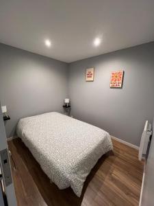 Ένα ή περισσότερα κρεβάτια σε δωμάτιο στο Appartement avec terrasse