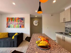 Posezení v ubytování Moderno con ascensor y parqueadero a 5 min del CC