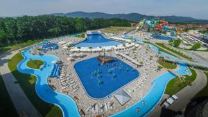 an aerial view of a water park at DolceVita Lux & SPA in Vrnjačka Banja