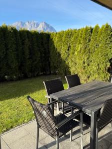 Zahrada ubytování Apartment P6 Oberndorf direkt an der Piste mit Blick auf den Wilden Kaiser