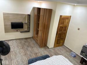 TV a/nebo společenská místnost v ubytování Bollington Adex house