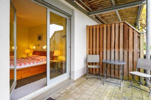 Postel nebo postele na pokoji v ubytování Haus Anke