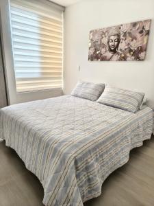 Postel nebo postele na pokoji v ubytování Tu escape soñado y vistas espectaculares