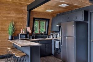 Η κουζίνα ή μικρή κουζίνα στο Secluded Chalet for a Fantastic New York Vacation