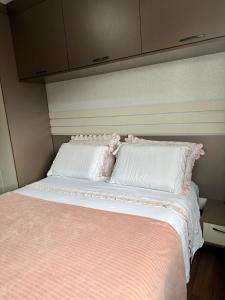 Postel nebo postele na pokoji v ubytování Apartamento com 2 quartos luxuoso e confortável em Itapema