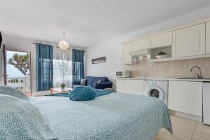 Η κουζίνα ή μικρή κουζίνα στο Atlantic Ocean Rest Mesa del Mar