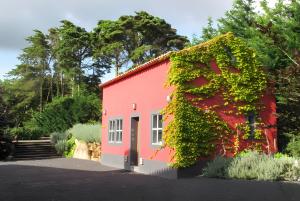 Bygningen som feriehuset ligger i