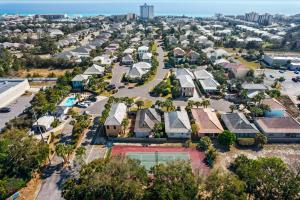 an aerial view of a residential neighborhood with houses at Sunny and Share in Destin