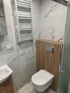 Koupelna v ubytování PokojeS12