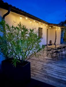 Αίθριο ή υπαίθριος χώρος στο Gujan-Mestras Chez Flo maison 4 places la hume