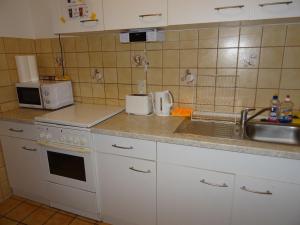 Köök või kööginurk majutusasutuses FLEX Aparts - möblierte Wohnung in Zwickau +15 fotot