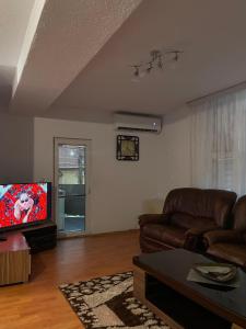 TV a/nebo společenská místnost v ubytování Manttis home