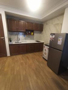 Kuchyň nebo kuchyňský kout v ubytování Edificio TOP HOUSE