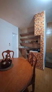 Kuchyň nebo kuchyňský kout v ubytování Minidepa completo 4camas a 9min del ADO 12min del aeropuerto