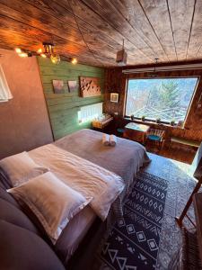 Postel nebo postele na pokoji v ubytování Dobri Dom