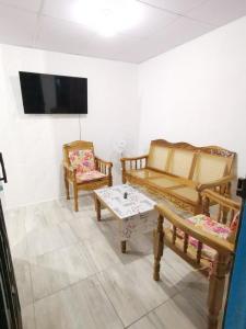 Μια τηλεόραση ή/και κέντρο ψυχαγωγίας στο Casa céntrica en zona privada