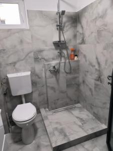 Koupelna v ubytování Netylux