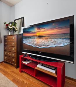 TV a/nebo společenská místnost v ubytování Gladelle