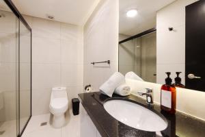 Et badeværelse på Elephant Suite