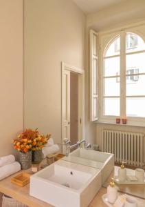 Ένα ή περισσότερα κρεβάτια σε δωμάτιο στο Danti Apartment