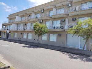 Budova, kde se aparthotel nachází