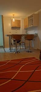 Η κουζίνα ή μικρή κουζίνα στο Hermoso departamento a pasos de la plaza de Chillan