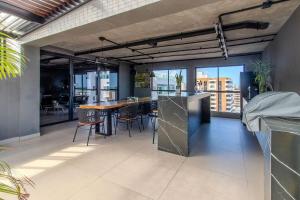 Χώρος καθιστικού στο Flat a 260m da praia Way - MyFlats