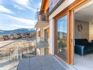 Nespecifikovaný výhled na hory nebo výhled na hory při pohledu z apartmánu