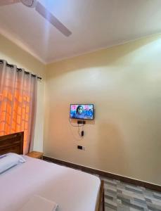 TV a/nebo společenská místnost v ubytování Serengeti Safari Inn