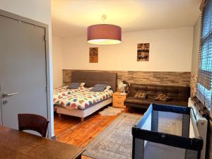 Postel nebo postele na pokoji v ubytování Gîte de la Poste + 52 fotografií