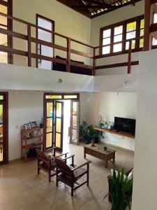 Posezení v ubytování Casa da Nadir Spalla - Praia de Cumuruxatiba + 19 fotografií