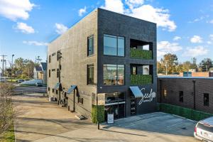 Bygningen som lejligheden ligger i