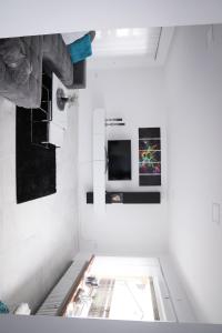 Kuchyň nebo kuchyňský kout v ubytování Panoramablick Rhön