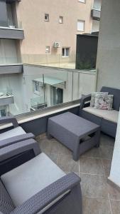 Χώρος καθιστικού στο Apartman TACA