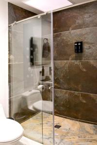 Koupelna v ubytování Apartment suite Encanto de Caldas