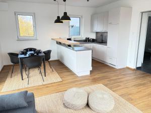 Kuchyň nebo kuchyňský kout v ubytování Zentral gelegenes Design-Loft für höchste Ansprüche