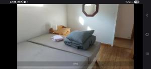 Ένα ή περισσότερα κρεβάτια σε δωμάτιο στο Mieszkanie