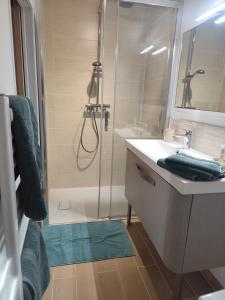 Koupelna v ubytování Gîte de charme à Loudun