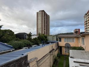 a view from the roof of a building at Hostal Raizén in Temuco