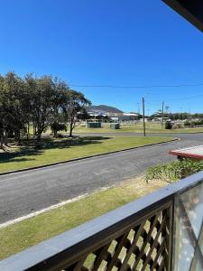 a view of a road from a balcony at The Loft in South West Rocks