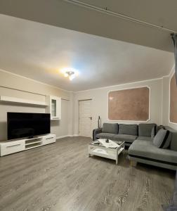 Χώρος καθιστικού στο Christmas Market View Apartment