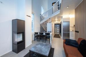 Posezení v ubytování Ski Center Alpine Houses A6