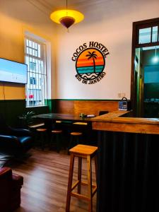 Certifikát, hodnocení, plakát nebo jiný dokument vystavený v ubytování Cocos Hostel Rio