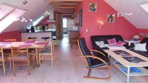 Χώρος καθιστικού στο Cozy Holiday Apartment In Scenic Surroundings