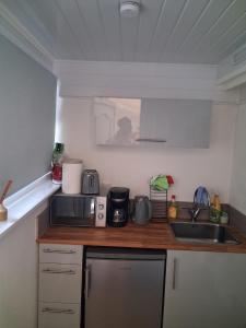 Η κουζίνα ή μικρή κουζίνα στο Bedsit in Oldbury